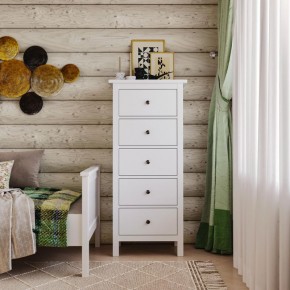 Комод 05 Кантри белый с пятью ящиками в Тюмени - tumen.mebel24.online | фото 4