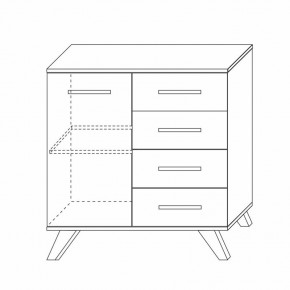 Комод 900 Вега Скандинавия в Тюмени - tumen.mebel24.online | фото 8