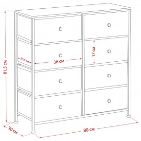 Комод Leset Линкс 8 ящиков (МДФ) в Тюмени - tumen.mebel24.online | фото 12