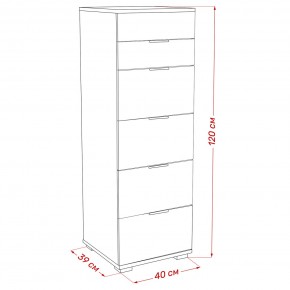 Комод Leset Наоми 6 в Тюмени - tumen.mebel24.online | фото 8
