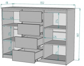 Комод Мальта K118 в Тюмени - tumen.mebel24.online | фото 2