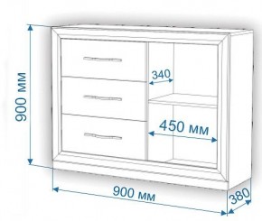 Комод Нобиле Км-120/38 ФГ в Тюмени - tumen.mebel24.online | фото 3