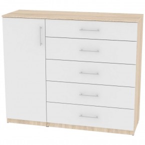 Комод "Калисто (K40)" ручка рейлинг (ДСС-Белый) в Тюмени - tumen.mebel24.online | фото