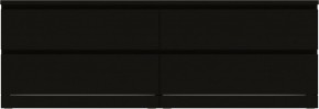 Комод Варма 4Д низкий с четырьмя выдвижными ящиками, цвет ясень черный в Тюмени - tumen.mebel24.online | фото 2