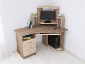 Компьютерный стол Грета-7 ясень шимо/дуб сонома в Тюмени - tumen.mebel24.online | фото
