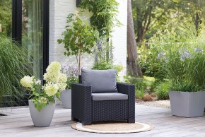 Комплект кресел Калифорния (California chair) графит в Тюмени - tumen.mebel24.online | фото 1