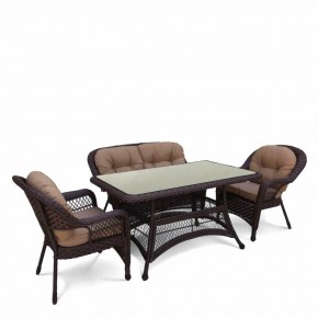 Комплект плетеной мебели T130/LV-520BB-Brown_Beige в Тюмени - tumen.mebel24.online | фото 1