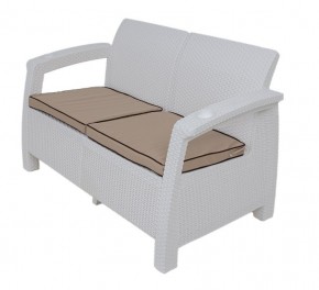 Комплект уличной мебели Yalta Premium Terrace Set (Ялта) белый (+подушки под спину) в Тюмени - tumen.mebel24.online | фото 2