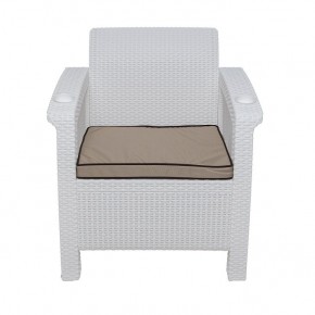 Комплект уличной мебели Yalta Premium Terrace Set (Ялта) белый (+подушки под спину) в Тюмени - tumen.mebel24.online | фото 6