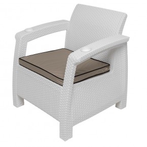 Комплект уличной мебели Yalta Premium Terrace Set (Ялта) белый (+подушки под спину) в Тюмени - tumen.mebel24.online | фото 7