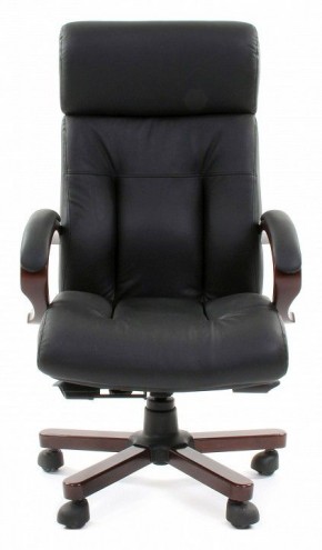 Кресло для руководителя Chairman 421 черный/орех темный, черный в Тюмени - tumen.mebel24.online | фото 2