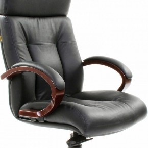 Кресло для руководителя Chairman 421 черный/орех темный, черный в Тюмени - tumen.mebel24.online | фото 6