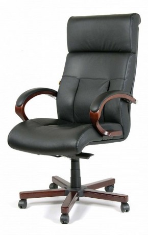 Кресло для руководителя Chairman 421 черный/орех темный, черный в Тюмени - tumen.mebel24.online | фото 7