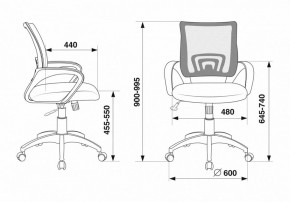 Кресло компьютерное CH-695N/DG/TW-11 в Тюмени - tumen.mebel24.online | фото 12