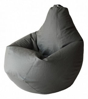 Кресло-мешок Серая ЭкоКожа 3XL 150*110 см в Тюмени - tumen.mebel24.online | фото