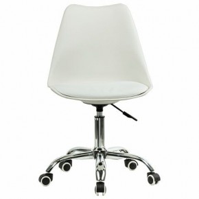 Кресло стул BRABIX "Eames MG-310 CH", хром, пластик белый, экокожа белая, 532923 в Тюмени - tumen.mebel24.online | фото 1