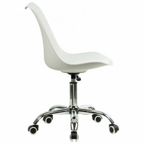 Кресло стул BRABIX "Eames MG-310 CH", хром, пластик белый, экокожа белая, 532923 в Тюмени - tumen.mebel24.online | фото 3