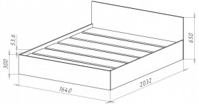 НИЦЦА-14 Кровать 1600 с настилом ЛДСП (НЦ.14) в Тюмени - tumen.mebel24.online | фото 3