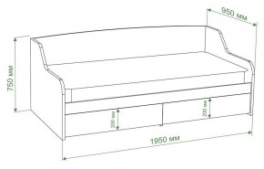 Кровать Бартоло КРД в Тюмени - tumen.mebel24.online | фото 2