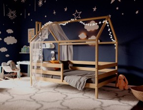 Кровать-домик 80*160 без покраски в Тюмени - tumen.mebel24.online | фото 2