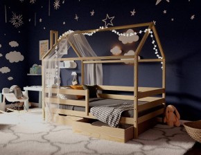 Кровать-домик 80*190 без покраски в Тюмени - tumen.mebel24.online | фото