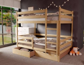 Кровать двухъярусная без крыши 80*160 без покраски в Тюмени - tumen.mebel24.online | фото