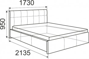 Кровать Лаура с латами Nice White 1400x2000 в Тюмени - tumen.mebel24.online | фото 3