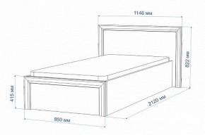 Кровать односпальная Нобиле Кр-90 в Тюмени - tumen.mebel24.online | фото 2