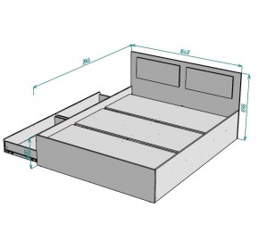 Кровать Ольга L40 (1600) 2 ящика в Тюмени - tumen.mebel24.online | фото 2