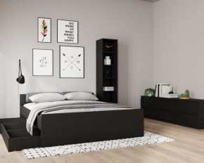 Кровать ОРИОН двухспальная с ортопедическим основанием 160х200, цвет Дуб Венге в Тюмени - tumen.mebel24.online | фото 3