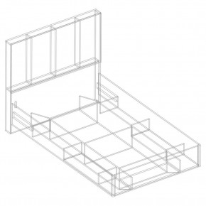 Кровать "Сандра" БЕЗ основания 1200х2000 в Тюмени - tumen.mebel24.online | фото 4