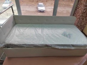 Кровать Зарина угловая Newtone light beige угол левый в Тюмени - tumen.mebel24.online | фото 1