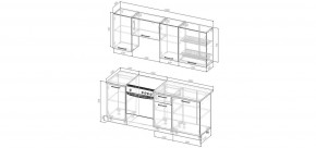 Кухонный гарнитур Антик 2000 (Стол. 38мм) в Тюмени - tumen.mebel24.online | фото 2