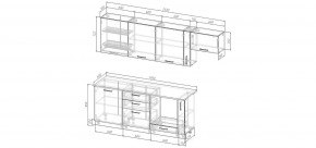 Кухонный гарнитур Антик 2550 (Стол. 38мм) в Тюмени - tumen.mebel24.online | фото 2