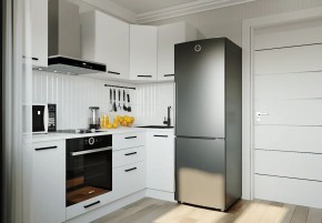 Кухонный гарнитур Белый Глянец 2200*1000 (Стол. 38мм) в Тюмени - tumen.mebel24.online | фото