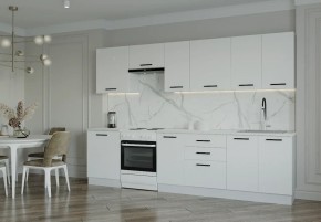 Кухонный гарнитур Белый Глянец 3000 (Стол. 26мм) в Тюмени - tumen.mebel24.online | фото