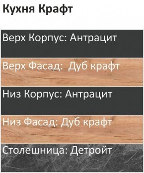 Кухонный гарнитур Крафт 2200 (Стол. 38мм) в Тюмени - tumen.mebel24.online | фото 3