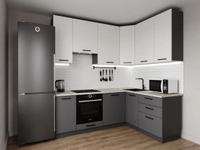Кухонный гарнитур Меренга 2200*1600 h950 (Стол. 38мм) в Тюмени - tumen.mebel24.online | фото