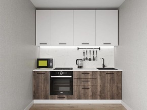 Кухонный гарнитур Старое Дерево 2200 h950 (Стол. 38мм) в Тюмени - tumen.mebel24.online | фото