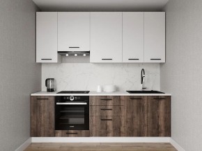 Кухонный гарнитур Старое Дерево 2400 h950 (Стол. 38мм) в Тюмени - tumen.mebel24.online | фото