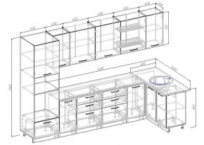 Кухонный гарнитур угловой Дели 3200*1400 (Стол. 38мм) в Тюмени - tumen.mebel24.online | фото 2