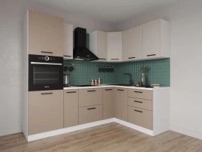 Кухонный гарнитур угловой Каппучино 2400*1600 (Стол. 38мм) в Тюмени - tumen.mebel24.online | фото