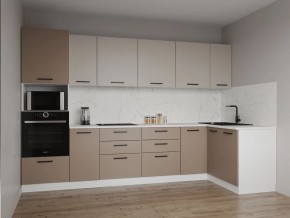 Кухонный гарнитур угловой Каппучино 3200*1400 (Стол. 26мм) в Тюмени - tumen.mebel24.online | фото
