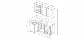 Кухонный гарнитур угловой Капри 1000*1800 (Стол. 26мм) в Тюмени - tumen.mebel24.online | фото 2