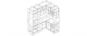Кухонный гарнитур угловой Санторини 2200*1700 (Стол. 38мм) в Тюмени - tumen.mebel24.online | фото 2