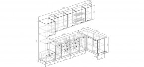 Кухонный гарнитур угловой Санторини 3200*1400 (Стол. 26мм) в Тюмени - tumen.mebel24.online | фото 2