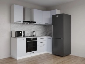 Кухонный гарнитур угловой Смоки 2200*1000 (Стол. 26мм) в Тюмени - tumen.mebel24.online | фото