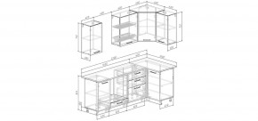 Кухонный гарнитур Умбра 2200*1000 (Стол. 38мм) в Тюмени - tumen.mebel24.online | фото 2