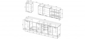 Кухонный гарнитур Виола 2800 (Стол. 26мм) в Тюмени - tumen.mebel24.online | фото 2