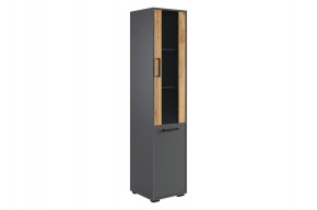 ЛАЙТ 2 Стеллаж (графит) в Тюмени - tumen.mebel24.online | фото